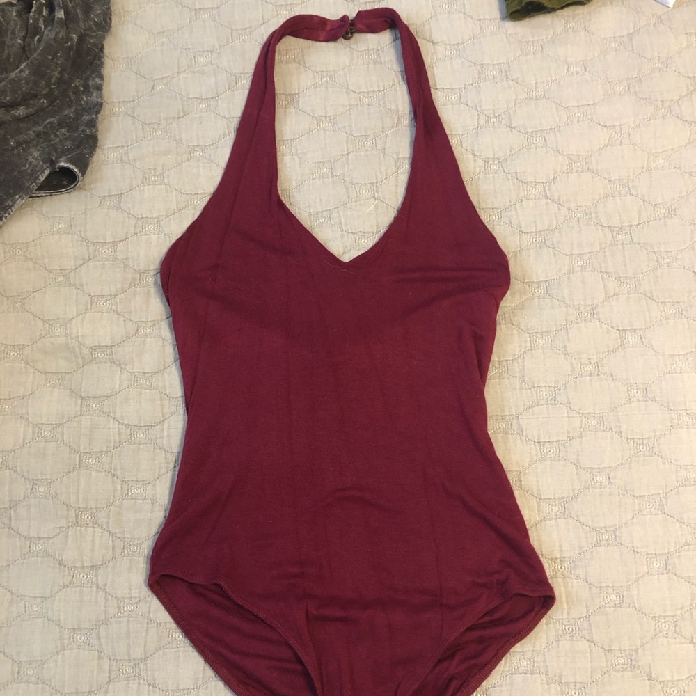 Maroon Body Suit